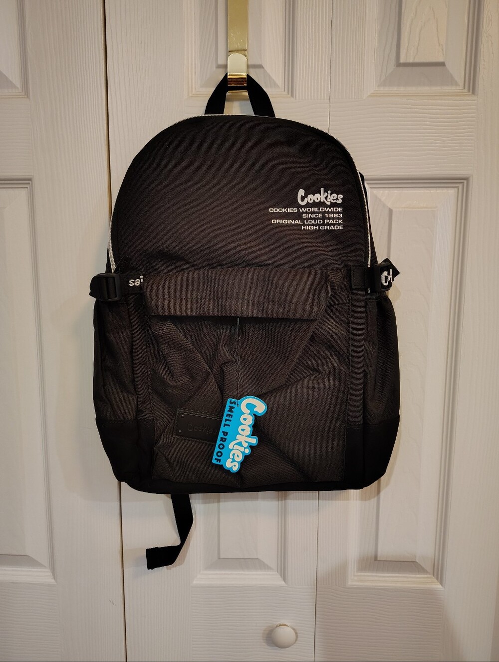 Cookies Off The Grid Smell proof Black Kids Backpack Stylish Everyday School Bag